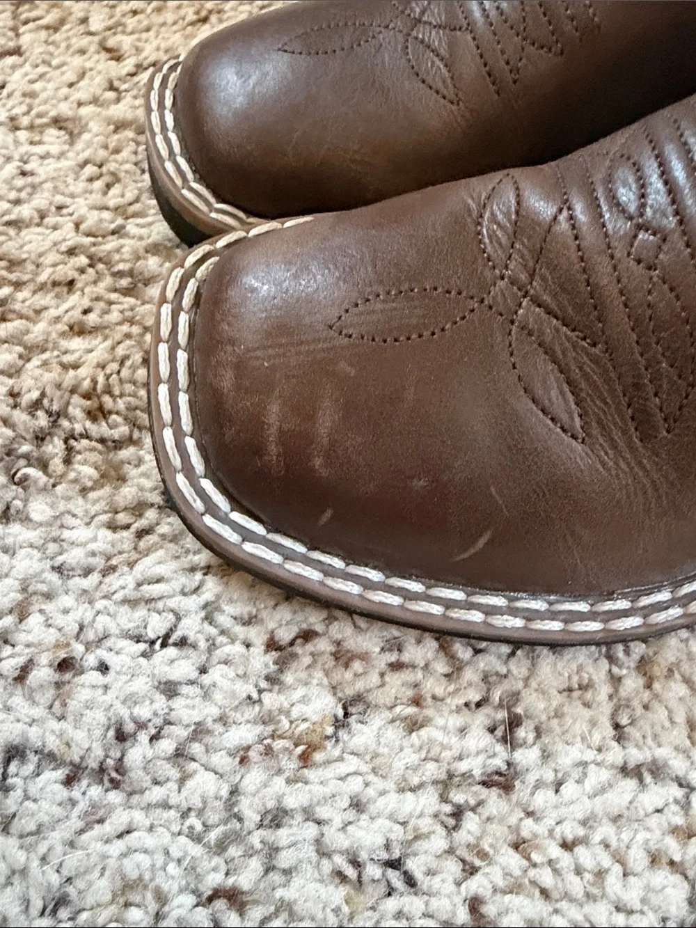 Old West little boys 9.5 D Cowboy Boots like new